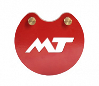 MT Footswitch round красный неон